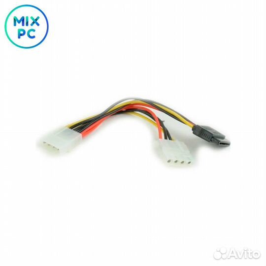 Кабель переходник Cablexpert molex to 1xsata 1xmol