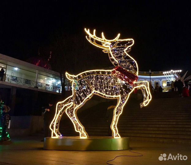 Светодиодные фигуры для уличного оформления