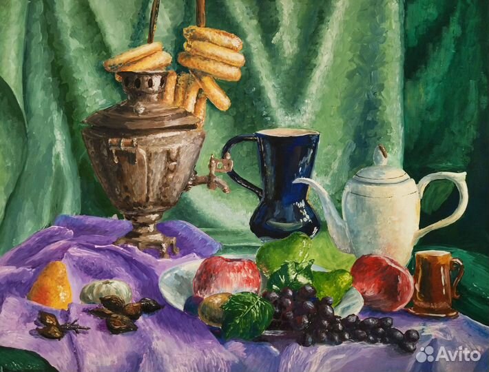 Отдам учебные работы. Картины гуашью