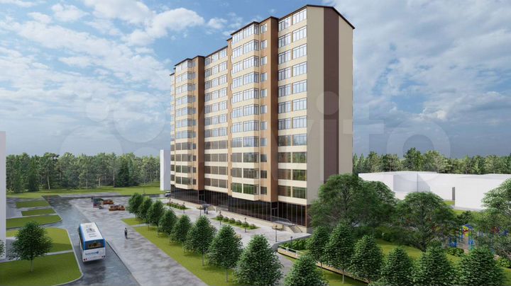 2-к. квартира, 75 м², 6/12 эт.