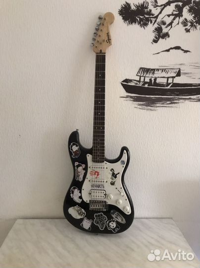 Электро гитара fender sqier stratocaster