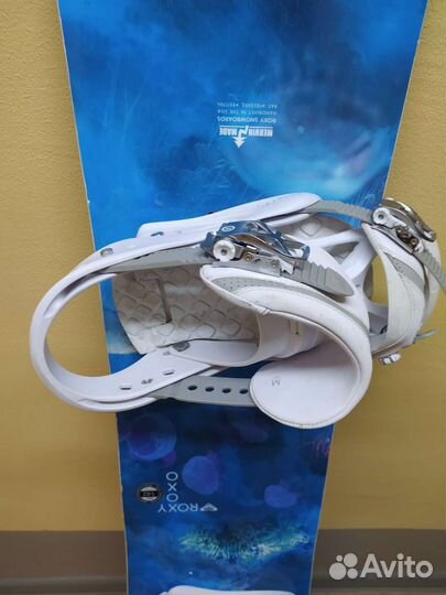 Сноуборд Roxy xoxo +крепления Burton stiletto