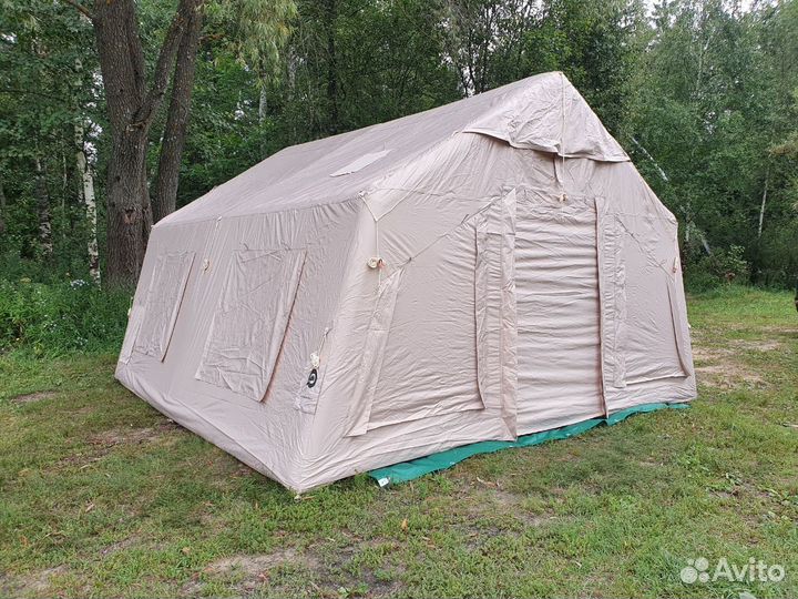 Большая надувная палатка кемпинговая