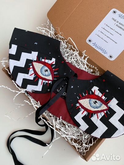 Необычный воротник ручной работы