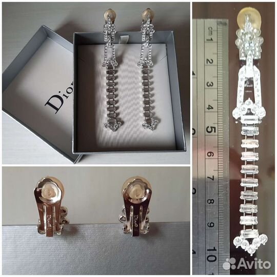 Серьги/Заколка Dior Dior couture
