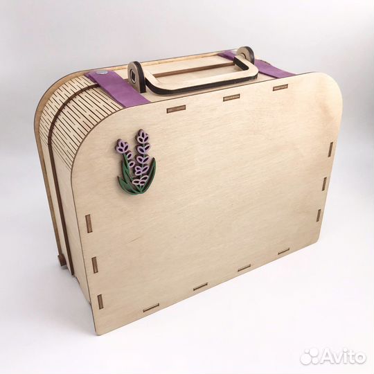 Кукольный домик чемодан «Лавандовое настроение»
