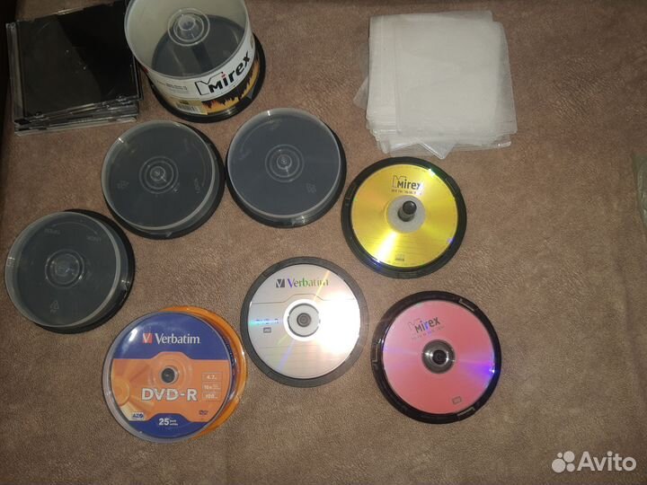 Болванки dvd/cd verbatim/mirex