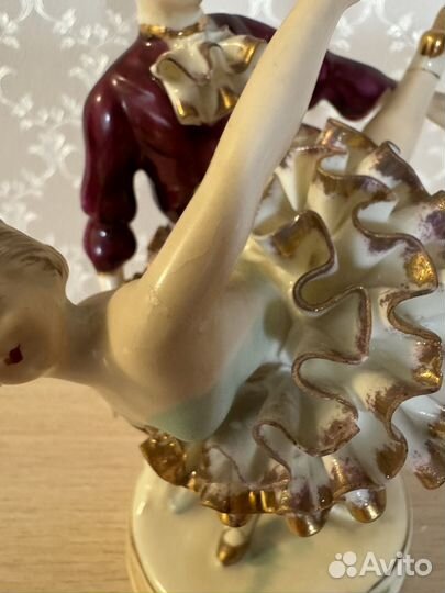 Статуэтка кружевной фарфор Германия