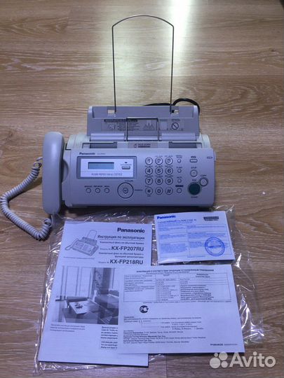 Факс panasonic KX-FP207