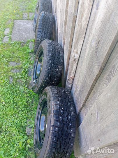 Колеса в сборе зимние, радиус 13