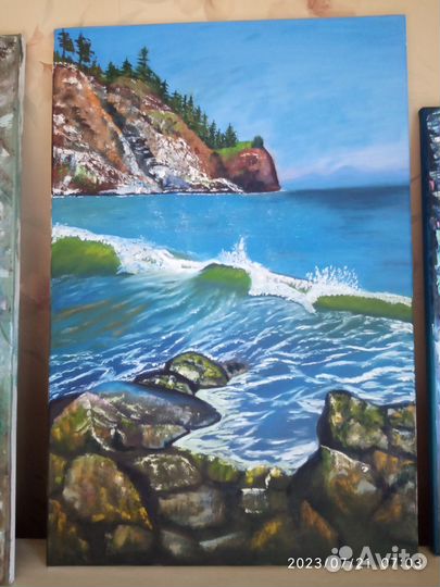 Картина маслом на холсте пейзаж