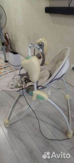 Детские качели шезлонг