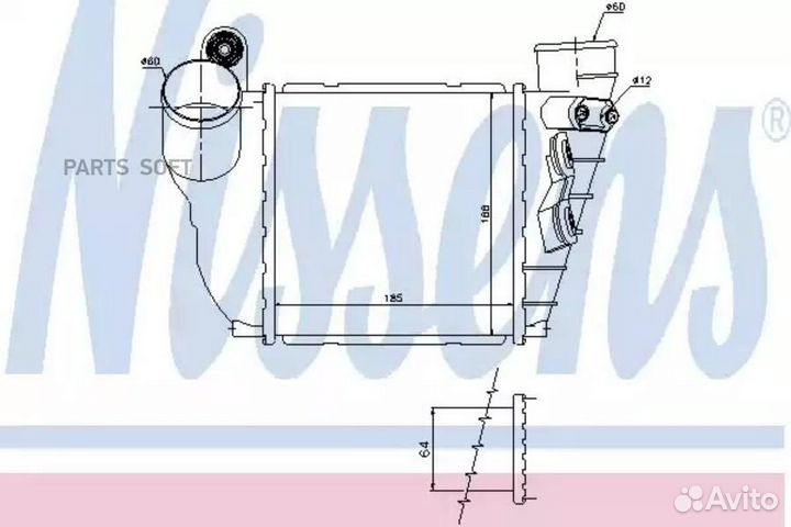 Интеркулер seat leon (1999) 1.8 VT20