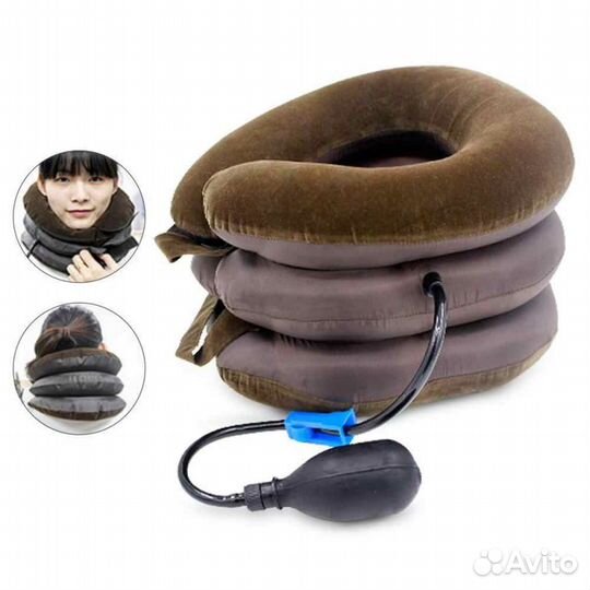 Шейная воздушная подушка-массажер