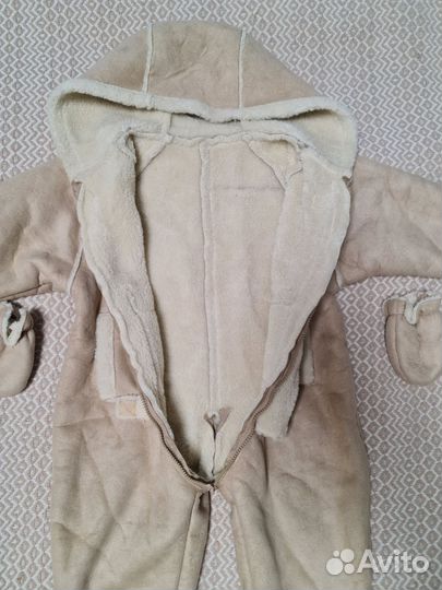 Зимний комбинезон 6-9 месяцев