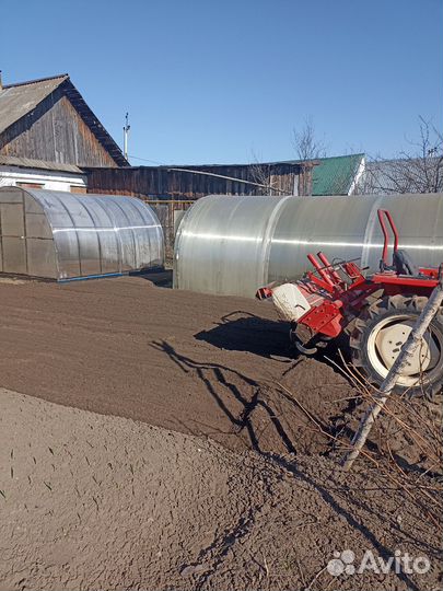 Вспашка минитрактором