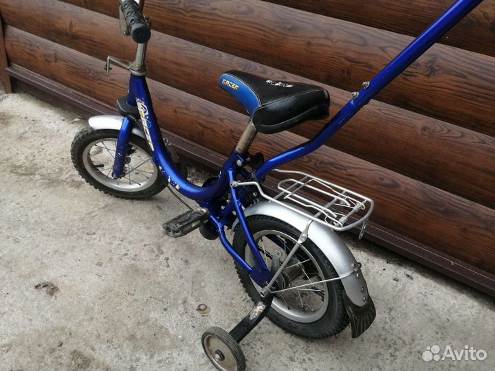 Детский велосипед с ручкой бу