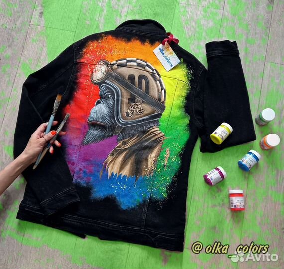 Ручная роспись одежды/ кожи