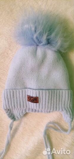 Зимние шапочки 0-3 мес