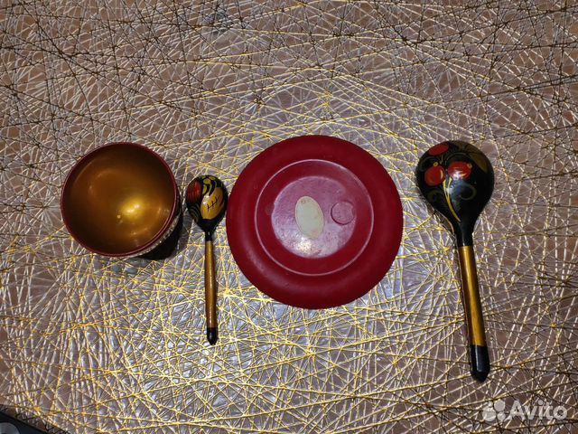 Набор посуды хохлома торг