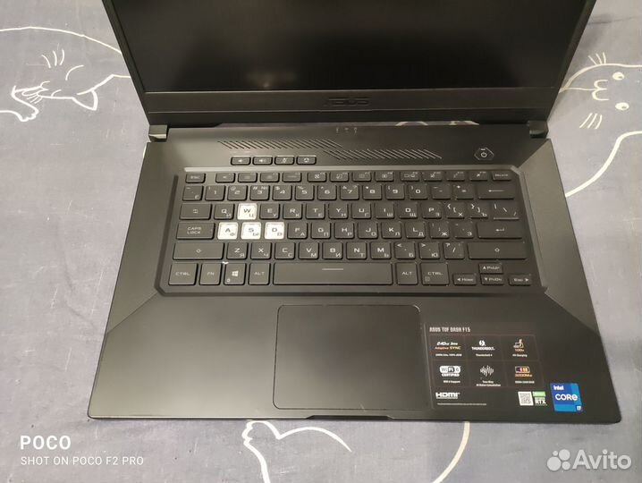 Ноутбук asus TUF Dash F15 (FX516PR)