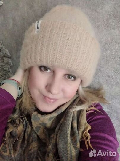 Шапка новая из ангоры