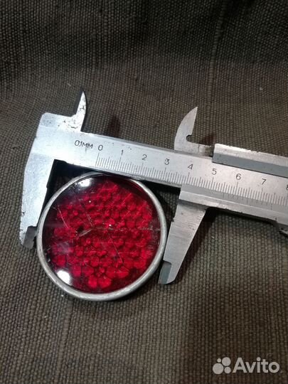 Старинный катафот от мотоцикла Baldauf Германия