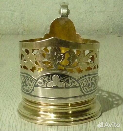 Серебряный подстаканник 