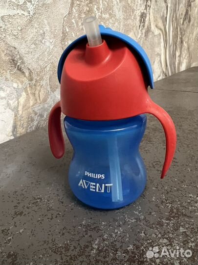 Поильник с трубочкой avent