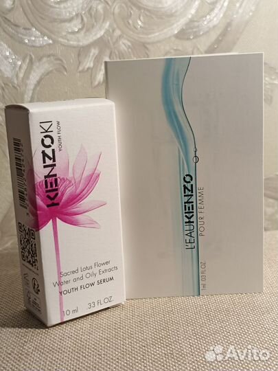 Kenzo миниатюры Сыворотка для лица и парфюм