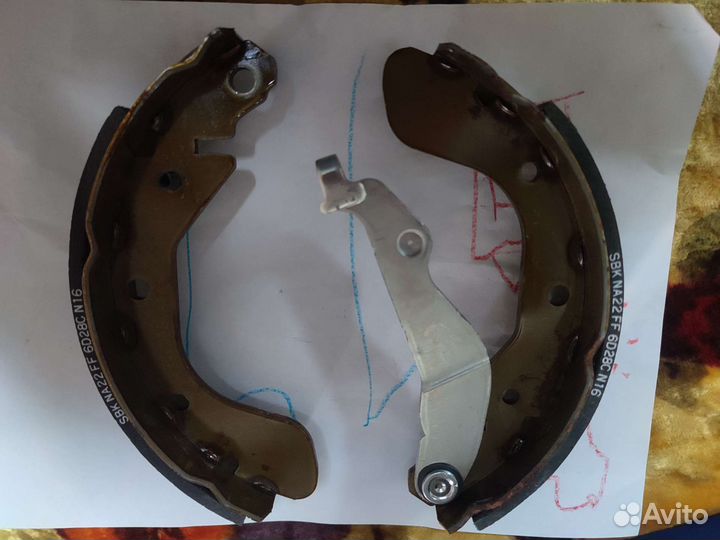 Тормозные колодки задние Chevrolet Aveo T200