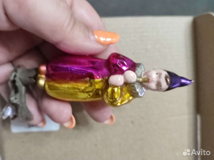 Елочные игрушки СССР на прищепке