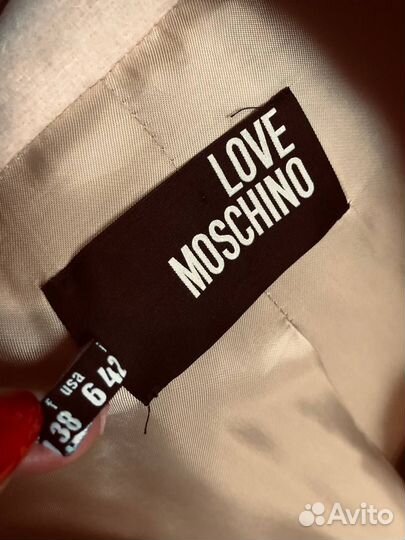 Пальто женское демисезонное love moschino 44-46 р