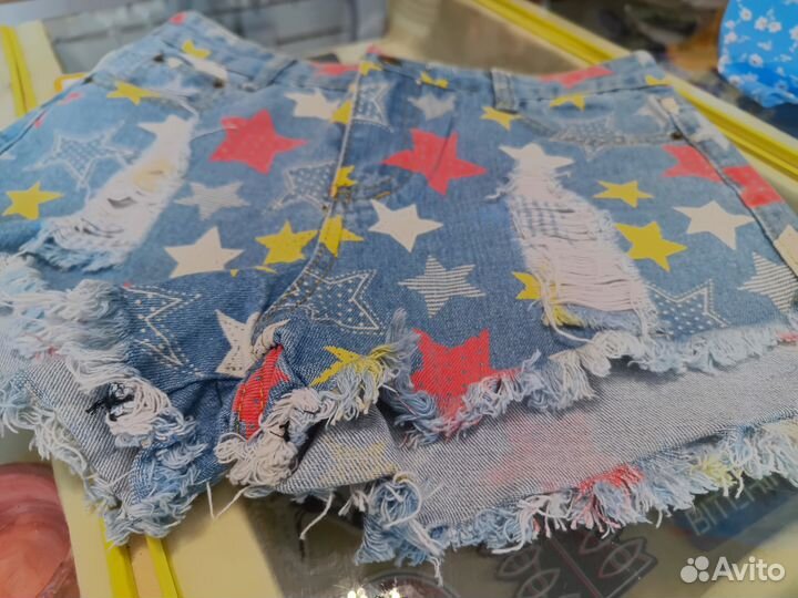 Новые джинсовые шорты 44,46