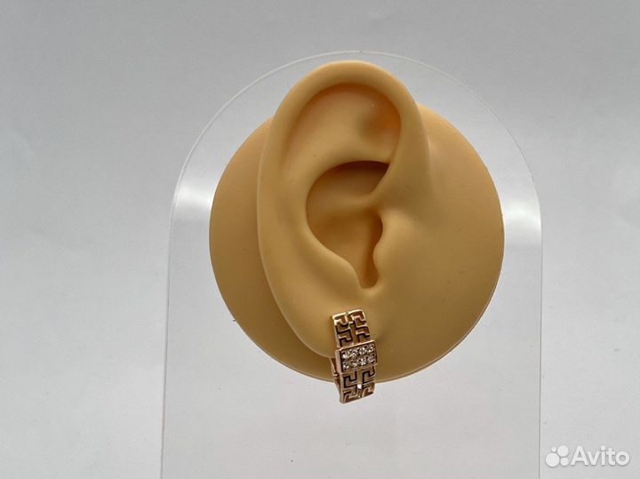Золотые серьги 585 пробы