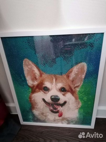 Алмазная вышивка. Готовая работа