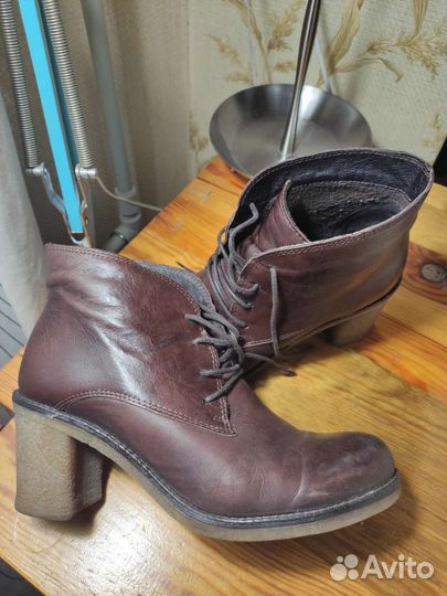 Ботильоны натуральная кожа 38