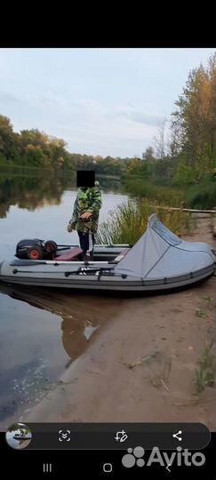 Лодка RiverBoats пвх с мотором Hidea 9.9