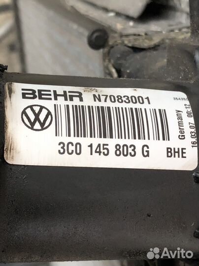 Радиатор интеркулера Фольксваген Пассат В6