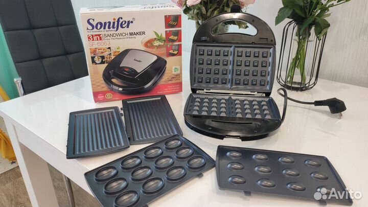 Вафельница sonifer sf-6063 3в1