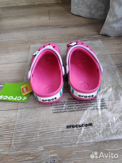 Тапочки Crocs Lego детские на девочку