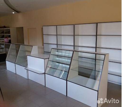 Стеллаж и витрина, прилавки из лдсп