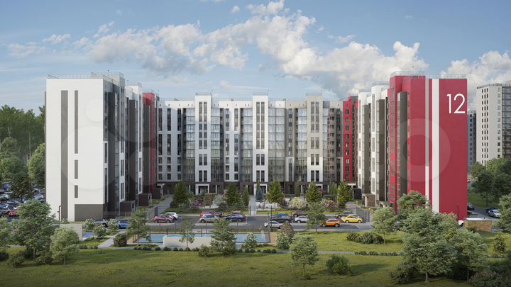 2-к. квартира, 55 м², 9/10 эт.