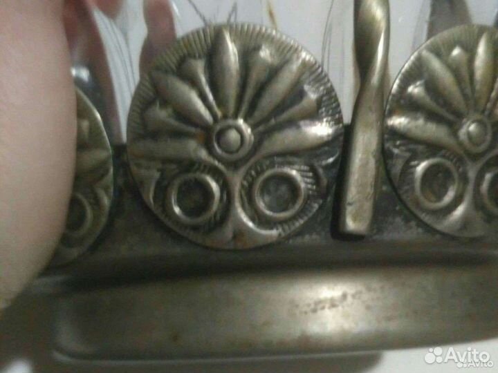 Конфетницы цветное стекло СССР