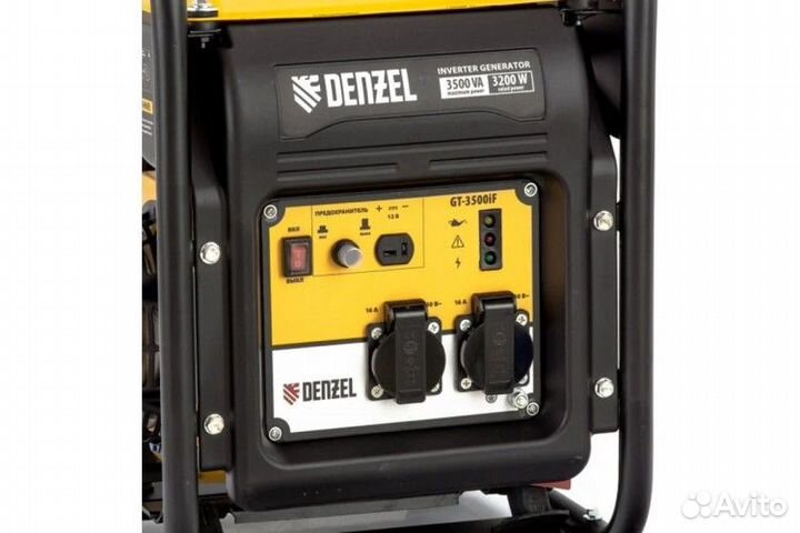 Генератор бензиновый denzel GT-3500iF инверторный 94705