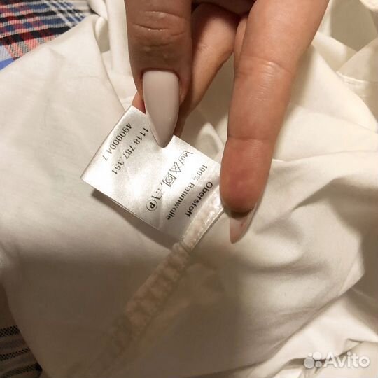 Рубашка мужская белая hartwich