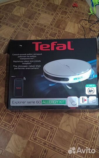 Робот пылесос tefal explorer serie 60