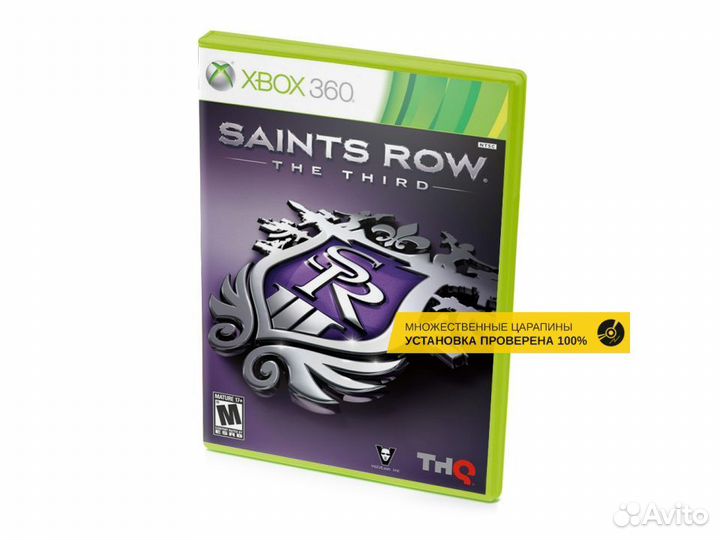 Saints Row The Third, б/у, множ.царап. (Xbox360)
