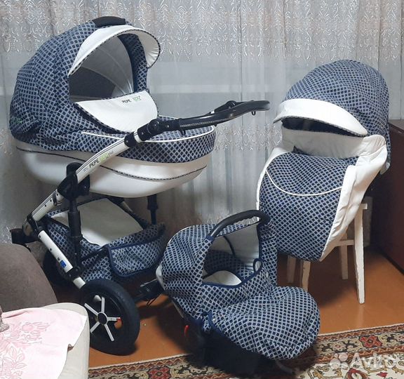 Детские коляски 3 в 1 verdi pepe eco plus