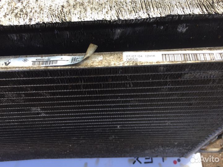 Радиатор Renault kangao в сборе